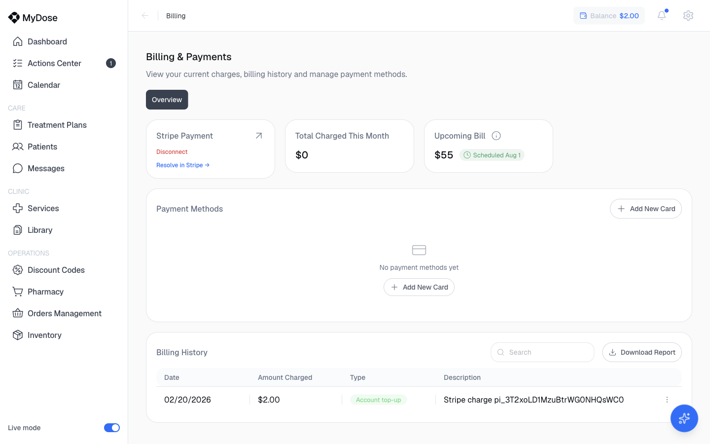 Billing & Payments overview